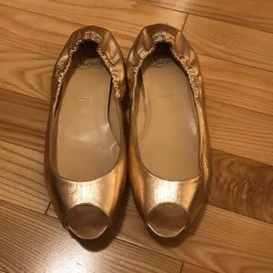 CHRISTIAN LOUBOUTIN EXI FLAT ROSE GOLD size 40